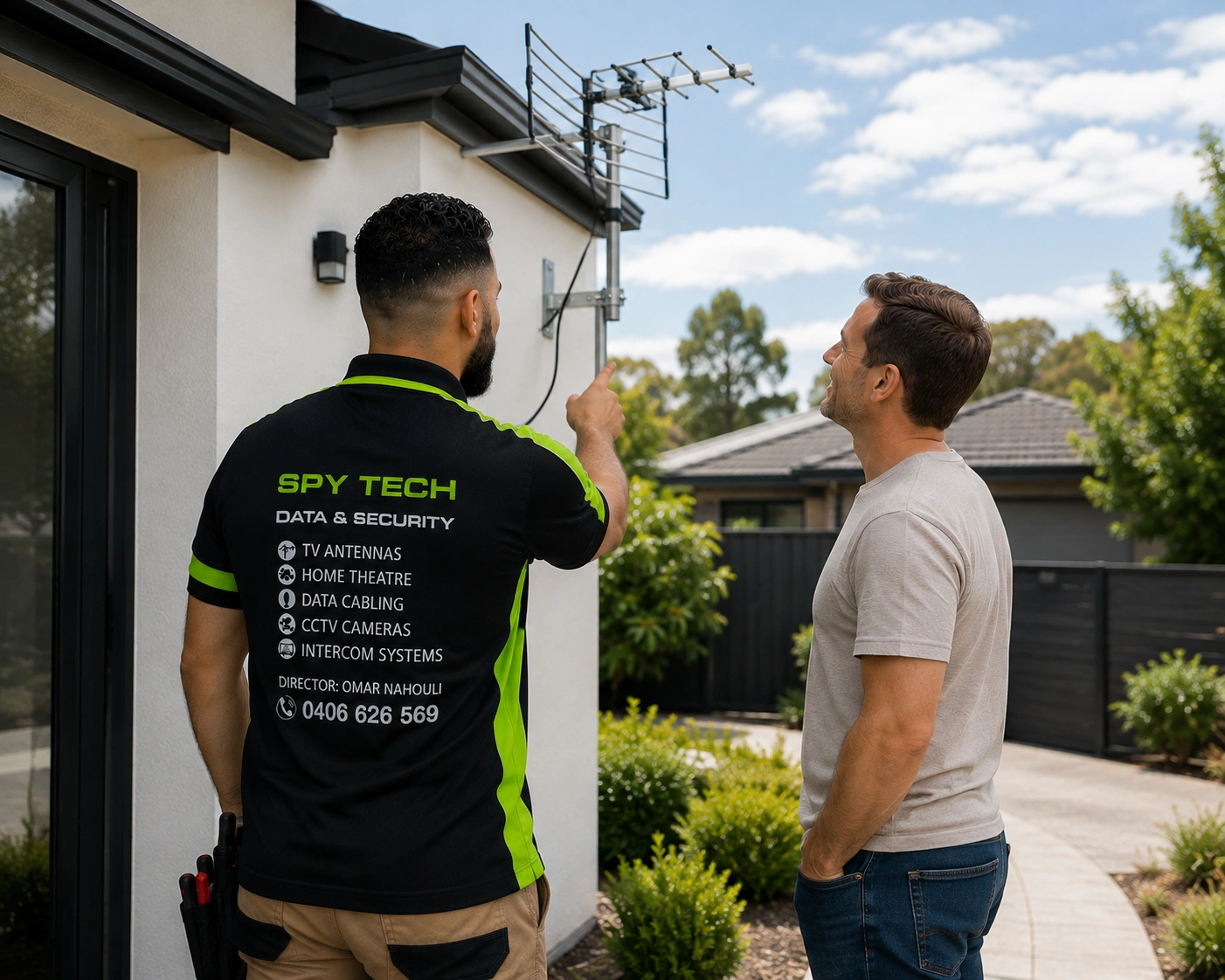 Digital TV Antenna installation
