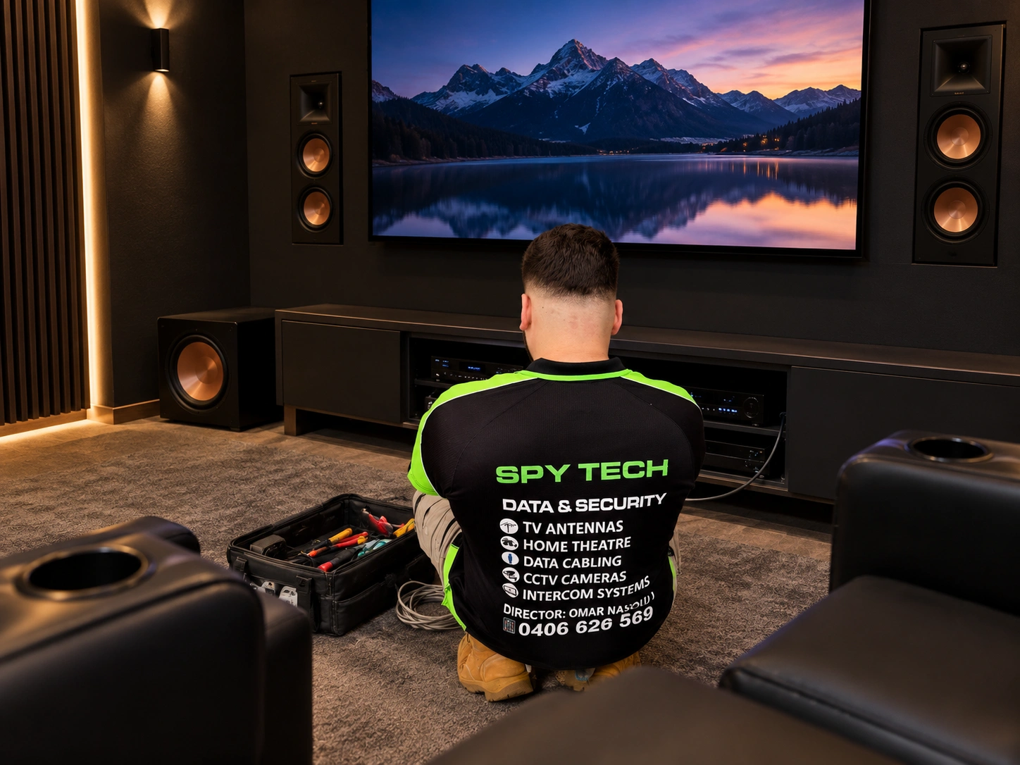 Home Theatre Installation Melbourne Spytech